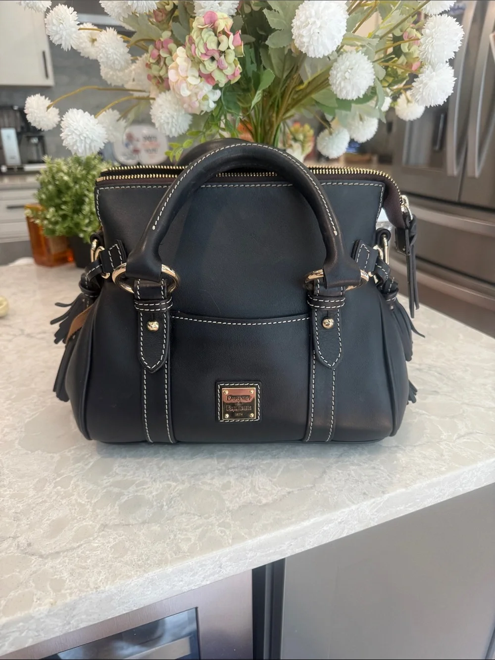 Dooney and Bourke Penrose satchel 30 with pocket